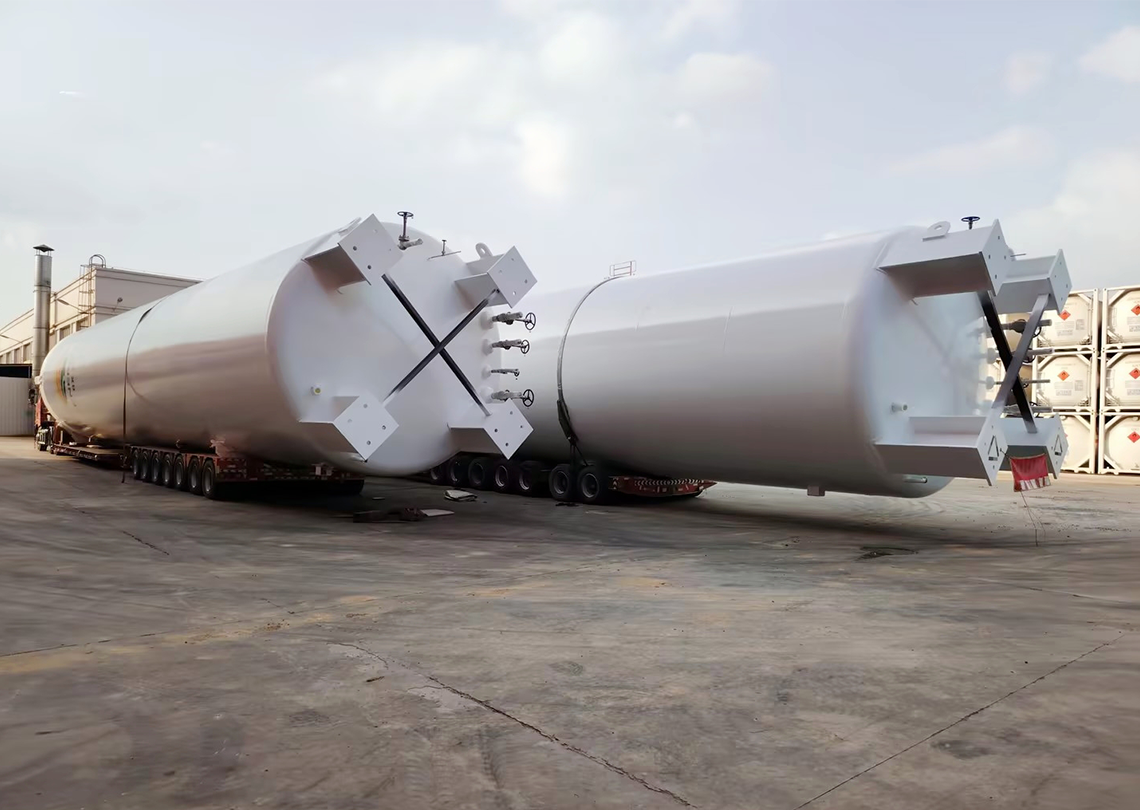 200 cubic meters storage tank transportation project