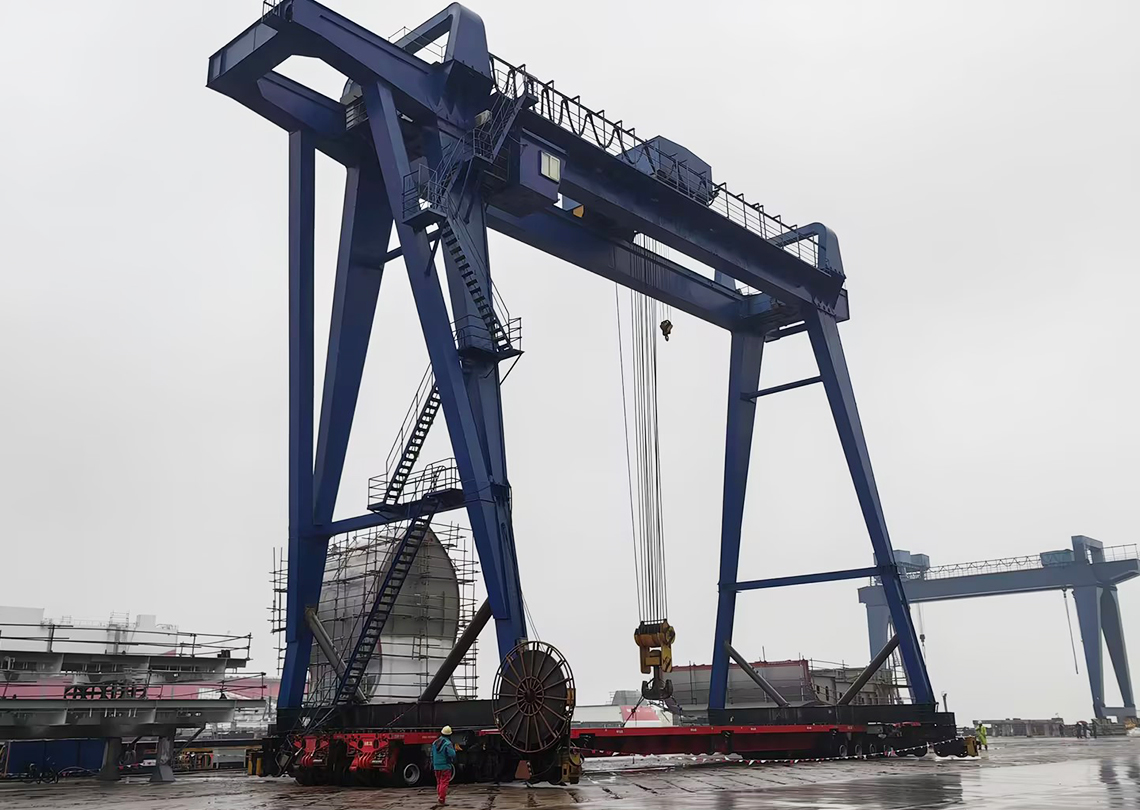 Portal crane transfer project